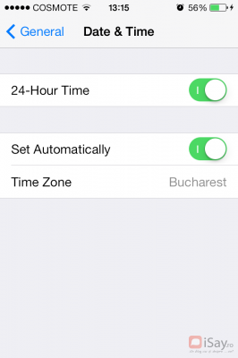 Date & time - iSay.ro