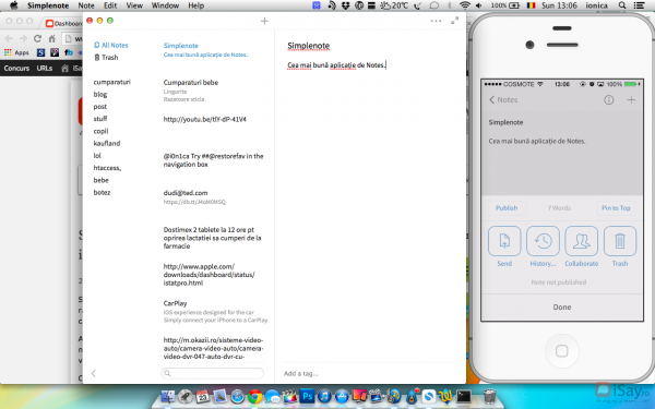 Simplenote - iSay.ro