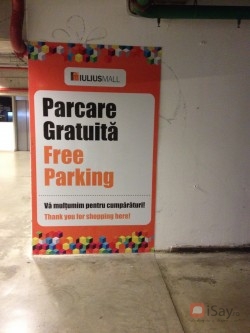 Free parking Iulius Mall