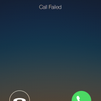 Call Failed