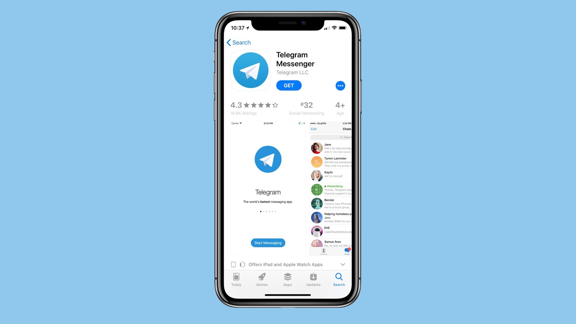 retragă aplicația Telegram