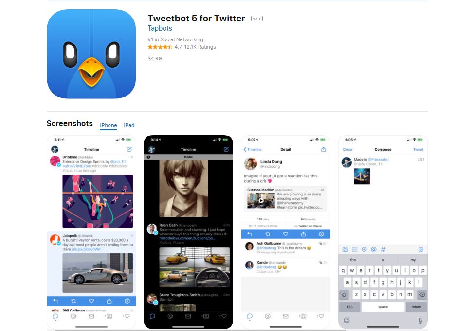 Tweetbot 5 for iPhone