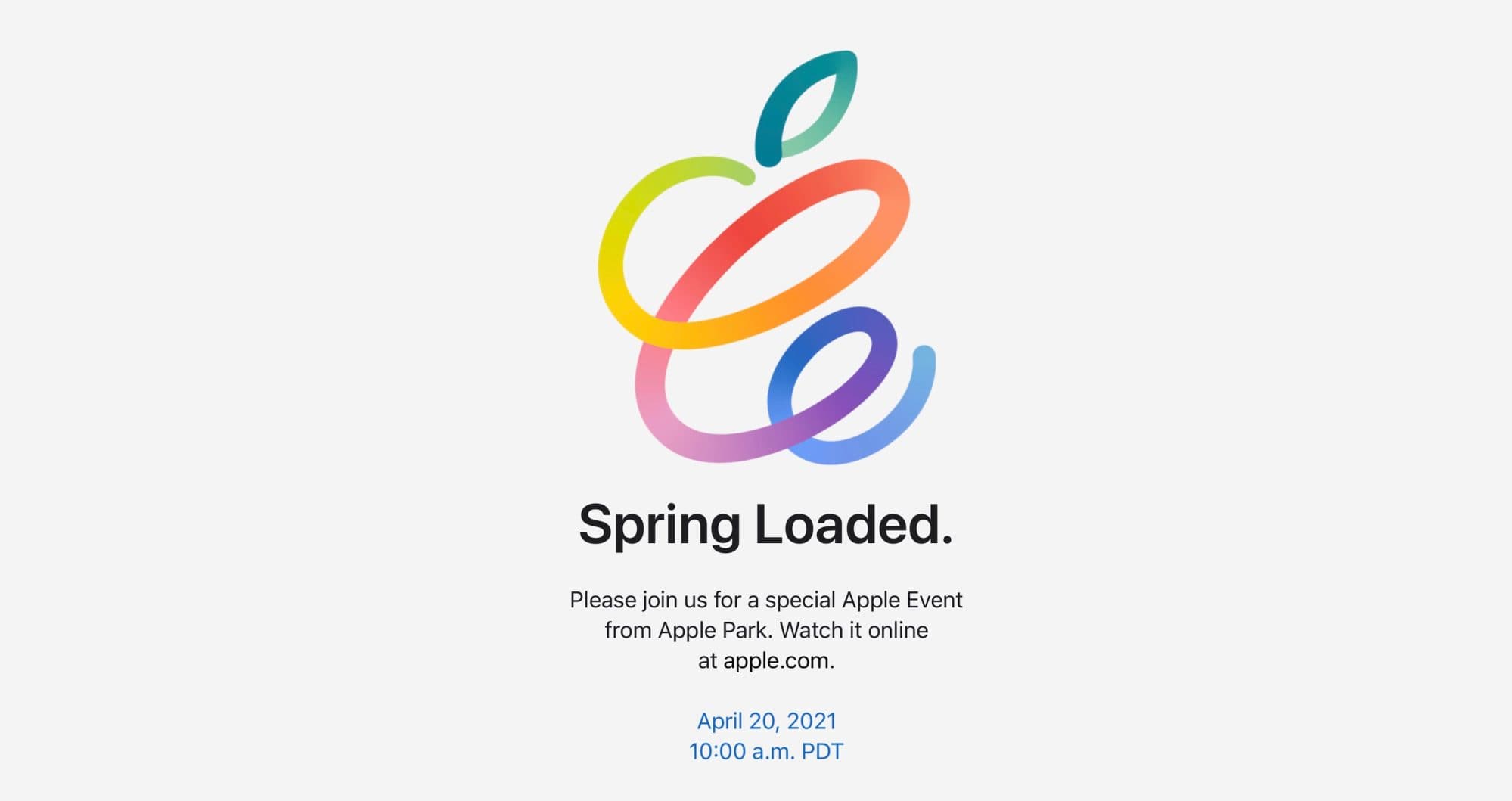 Apple Spring Loaded Event