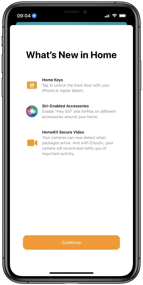 Home in iOS 15