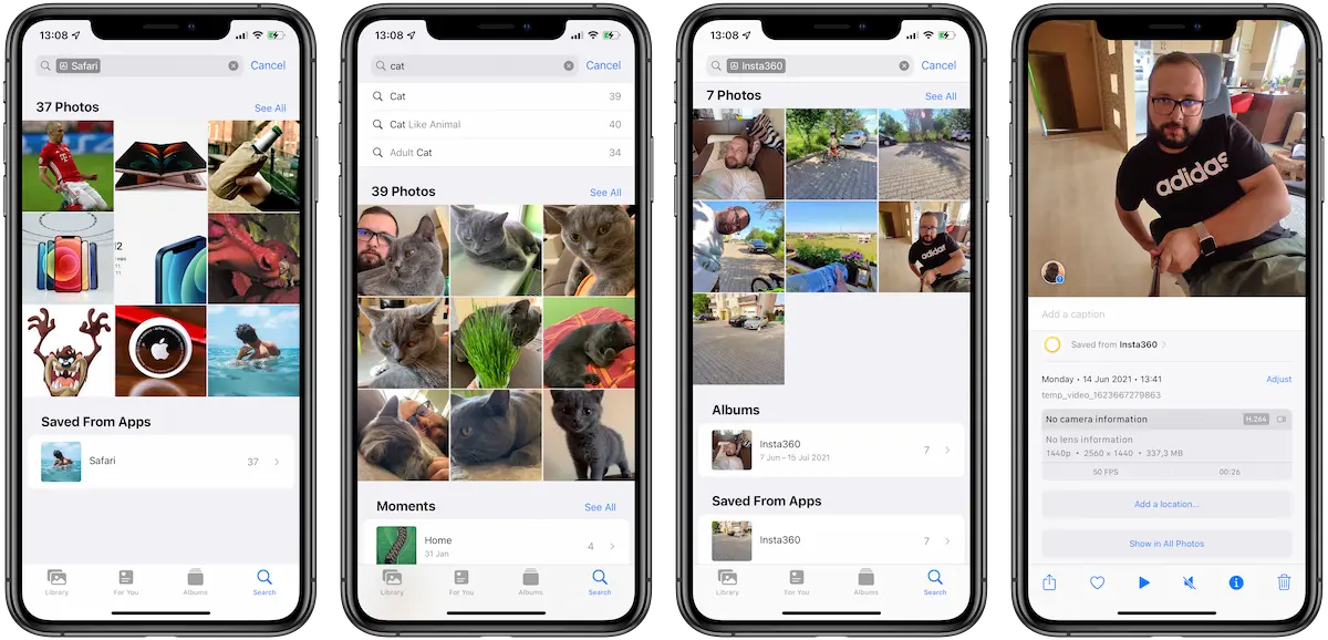Search and Visual Lookup on Photos in iOS 15