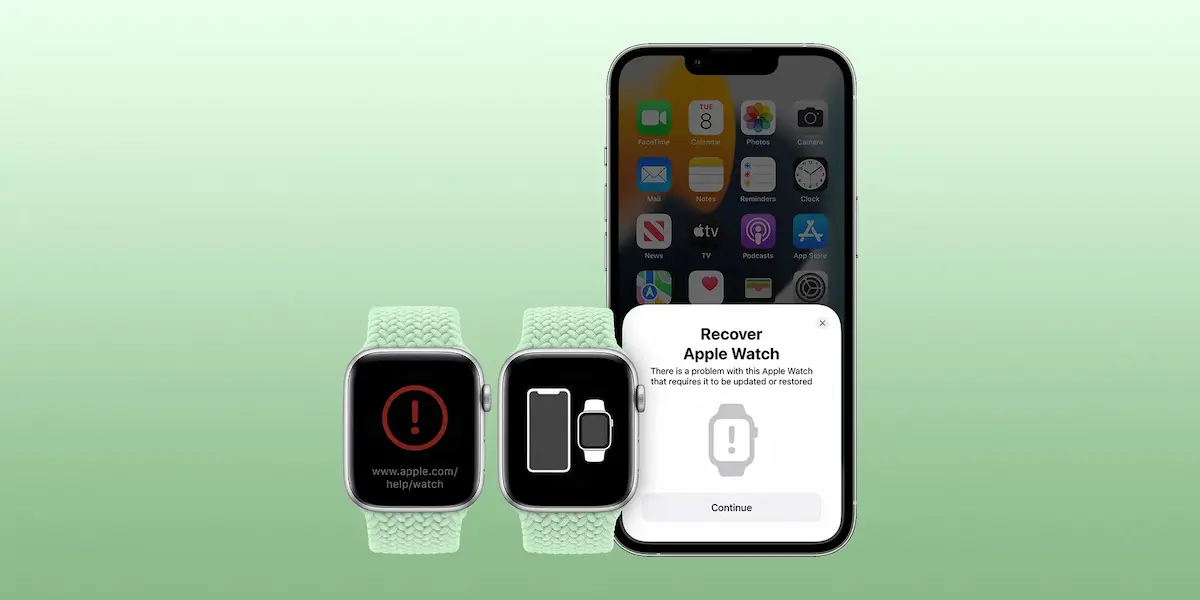 Apple Watch watchOS 8.5 Recover Restore
