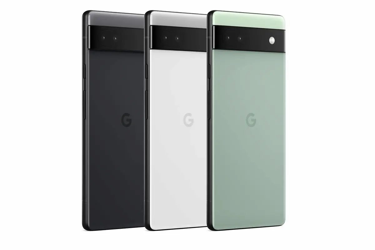 Google Pixel 6A back colors