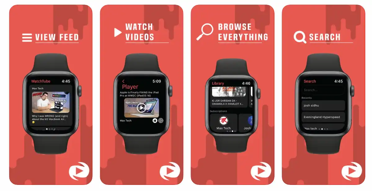 WatchTube pentru Apple Watch