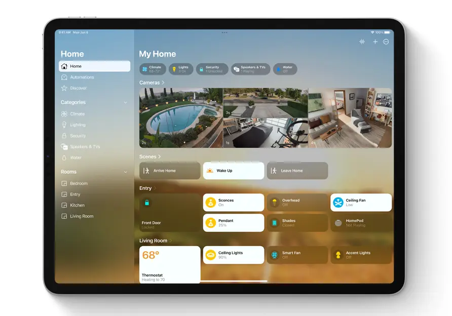 iPadOS 16 - Home app