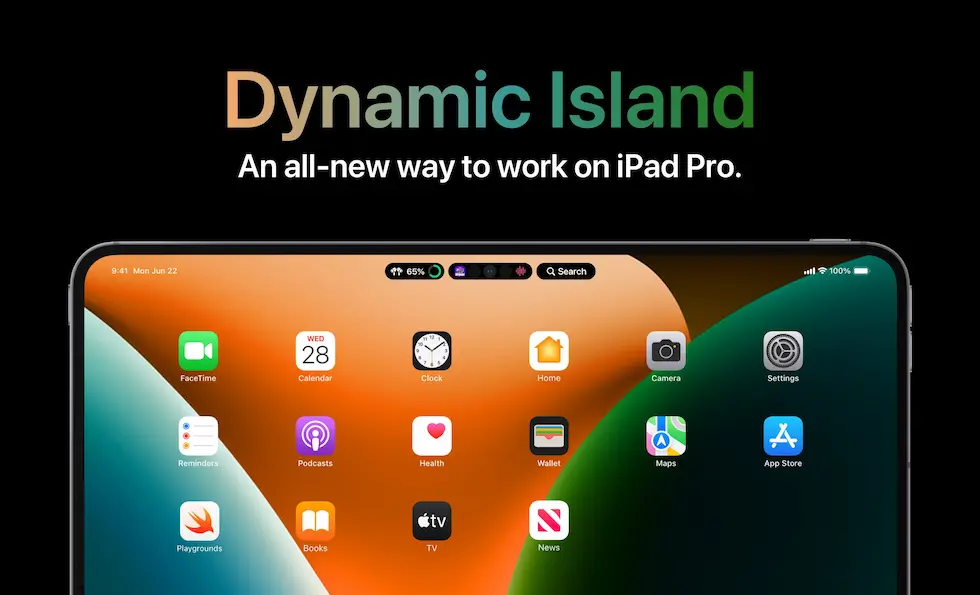 Dynamic Island pe iPad Pro 2023