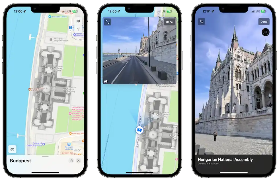 Budapesta Palatul Parlamentului Look Around Apple Maps