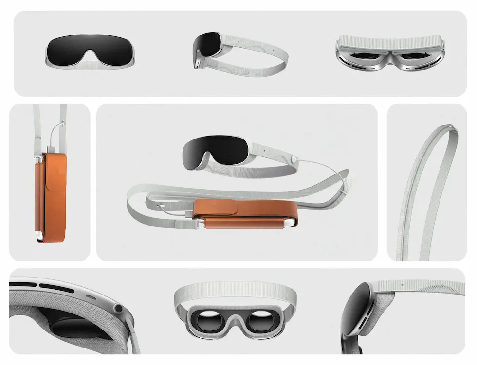 Concept design Apple Glasses AR VR Headset
