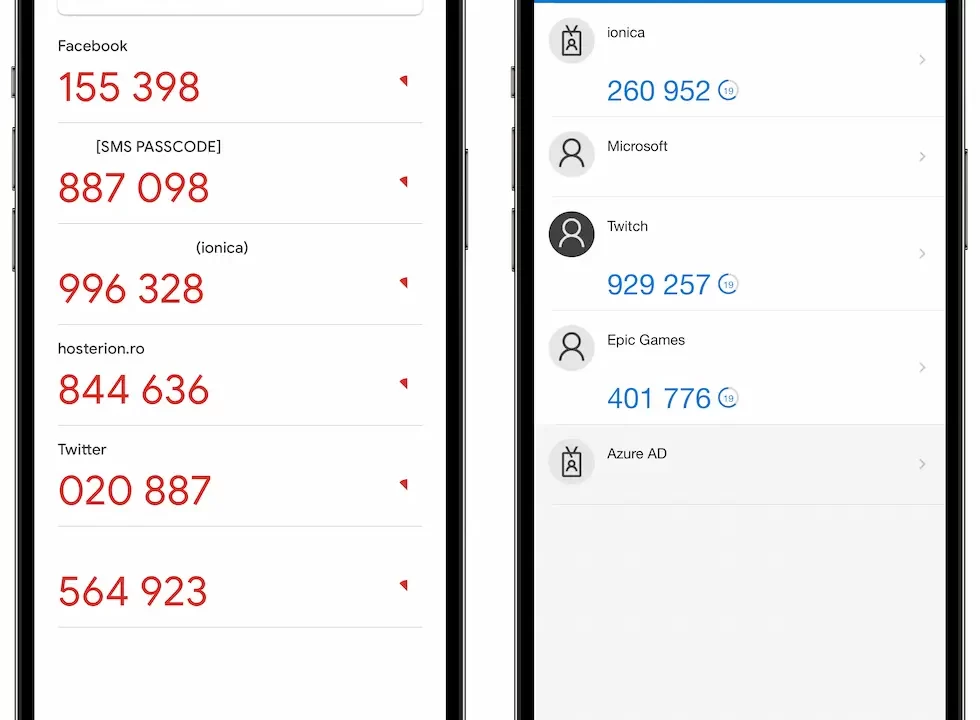 Google Authenticator vs Microsoft Authenticator