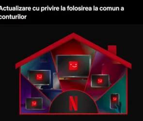 Folosirea la comun a contului Netflix interzisă în România