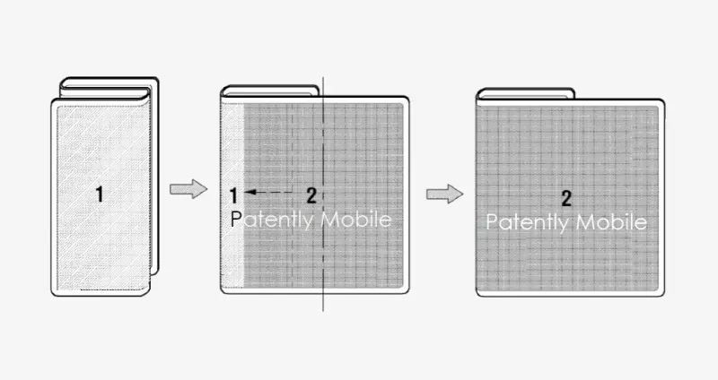 Samsung înregistrează un brevet cu 3 ecrane pentru un viitor telefon pliabil