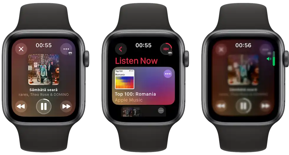 Apple Music regândit pentru Apple Watch odată cu watchOS 10