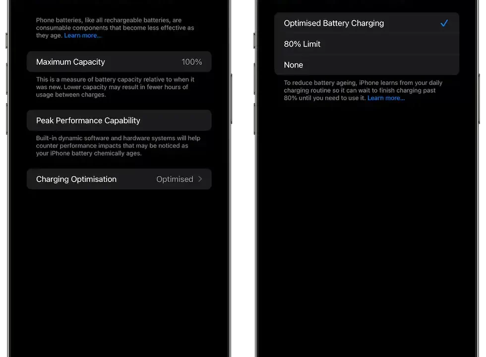 Limitare încărcare baterie seria iPhone 15 - iOS 17