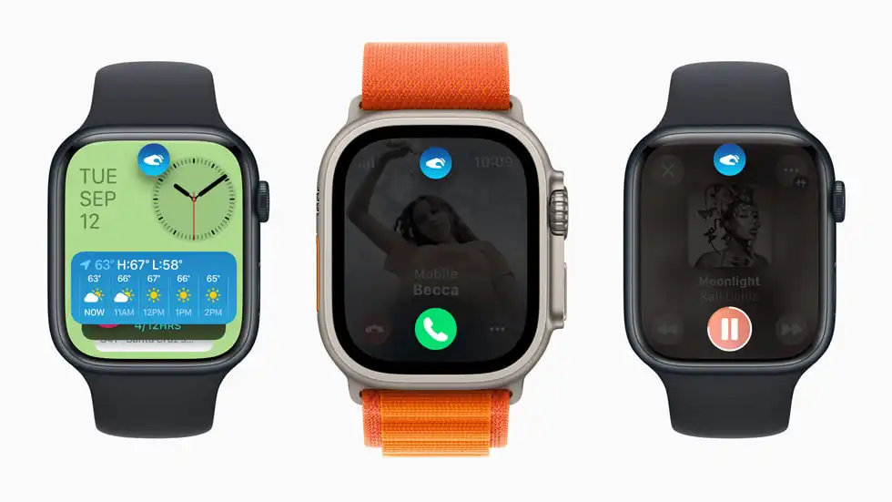 Double Tap este activ pentru Apple Watch Ultra 2 și Apple Watch Seria 9