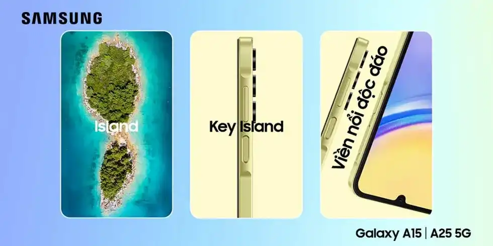 Samsung Galaxy A15 și A25 primesc Key Island