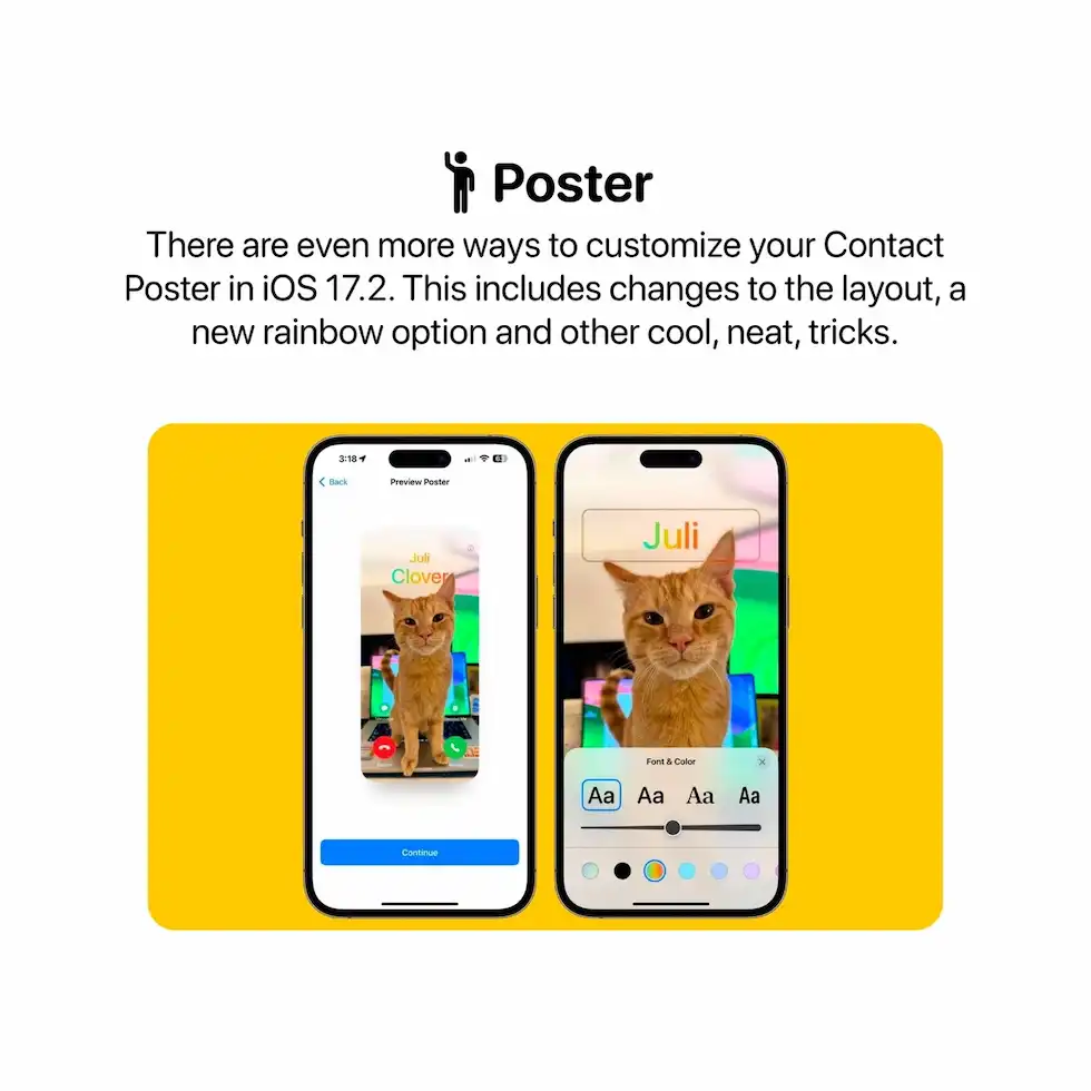 iOS 17.2 Poster