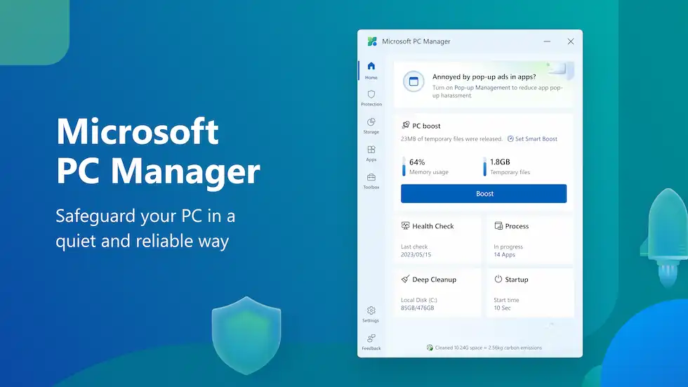 Microsoft PC Manager disponibil oficial