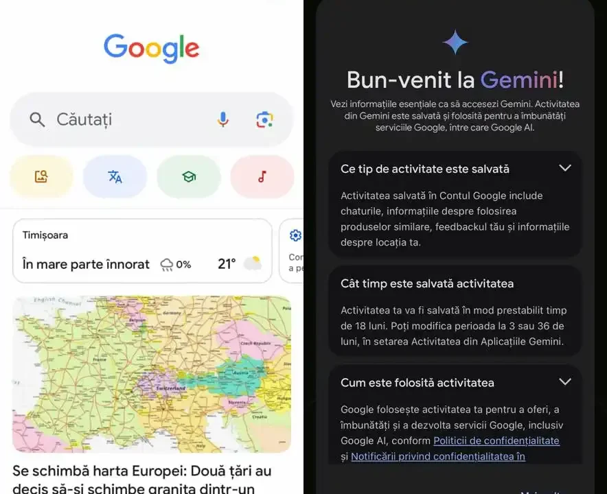 Gemini AI Live este disponibil în aplicația Google pe iPhone