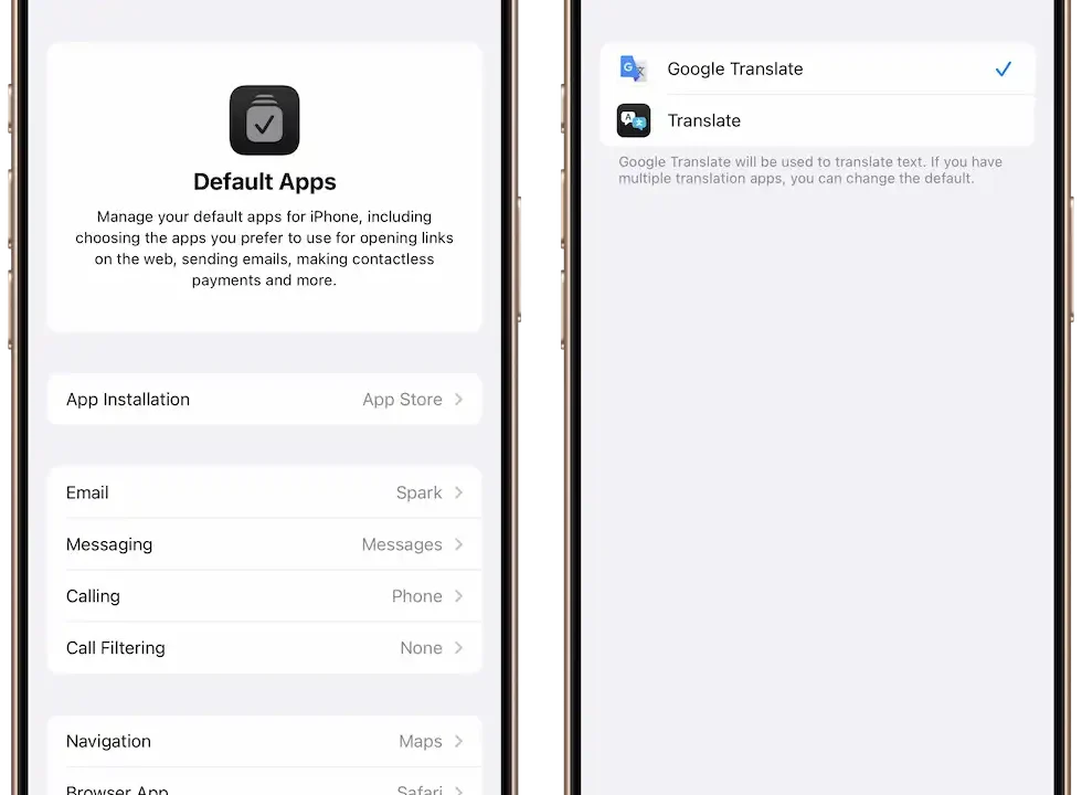 Google Translate implicit pe iPhone
