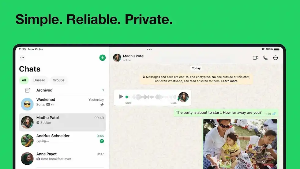 Versiunea WhatsApp pentru iPad este disponibilă