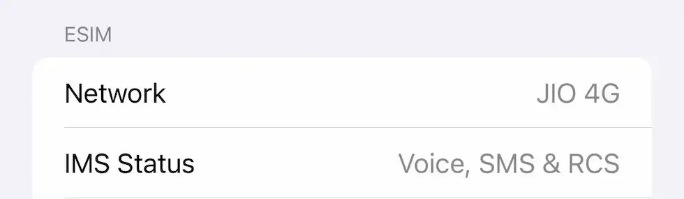 Voce SMS RCS activate