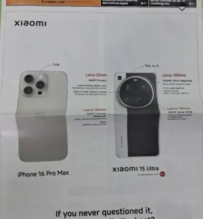 Samsung Apple Xiaomi reclama