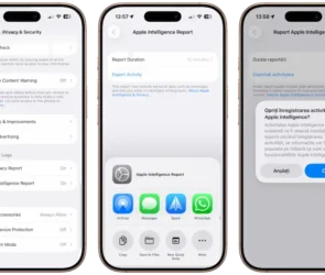 Opriți trimiterea de rapoarte Apple Intelligence din setări