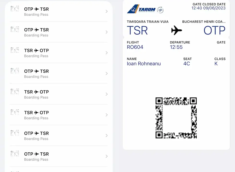 Tarom biletul de avion poate fi salvat acum în Google Wallet
