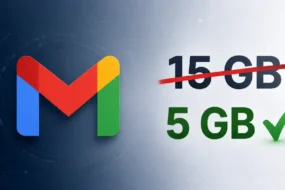 Google ar reduce spațiul gratuit Gmail la 5 GB