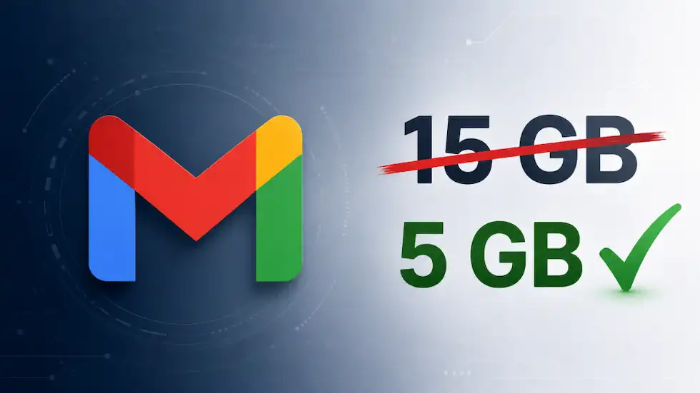 Google ar reduce spațiul gratuit Gmail la 5 GB
