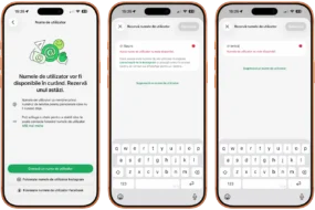 Crează un nume de utilizator în WhatsApp