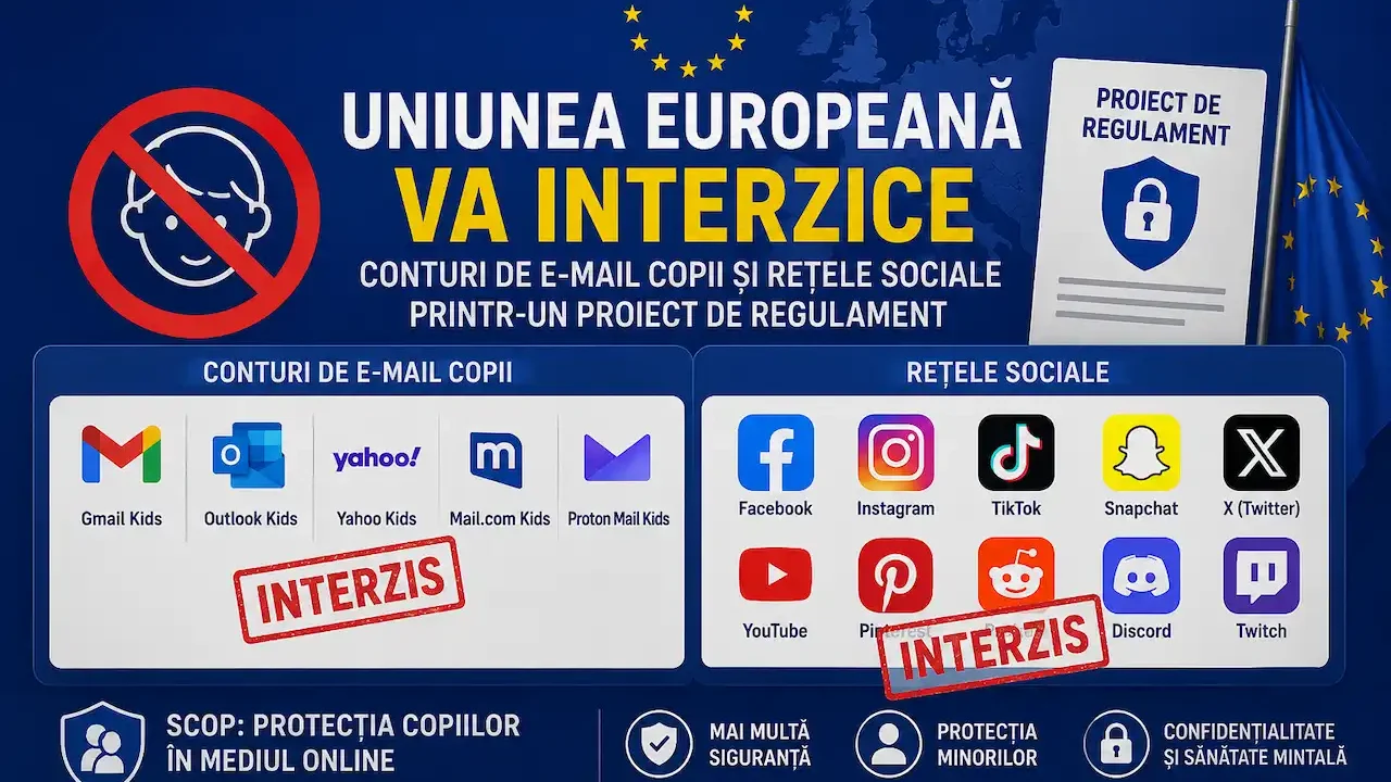 Accesul minorilor la rețelele de socializare ar putea fi restricționat de UE