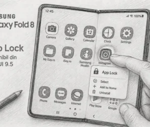 În sfârșit Samsung adaugă opțiunea App Lock în One UI 9.5