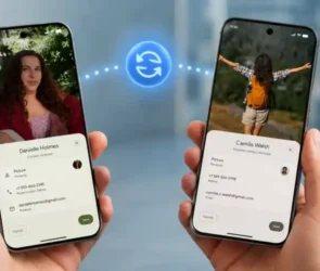 Partajează rapid numele, numărul de telefon și email cu un alt utilizator Android